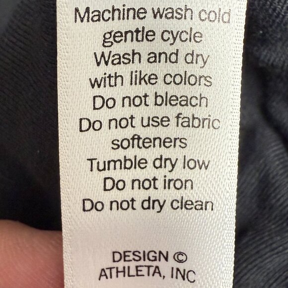 EUC Women's ATHLETA Metro Skort A-Line Mini Skirt Black | Size XLT - Picture 8 of 9